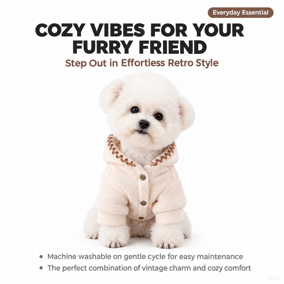 New York Fleece Dog Hoodie