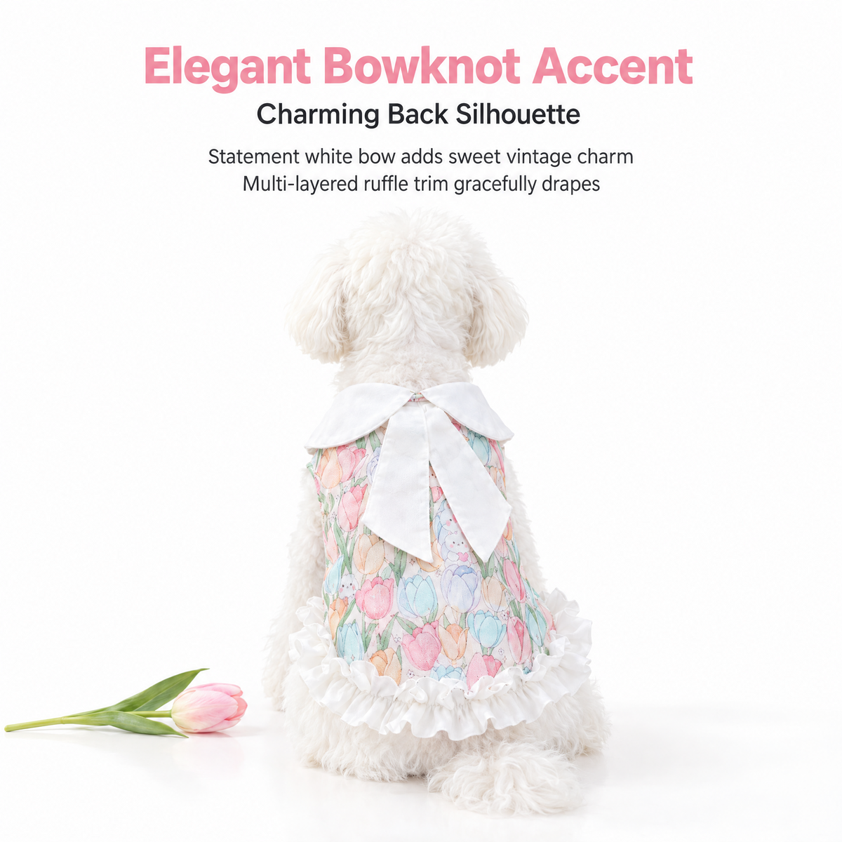 Cute Floral Dress for Small Dogs