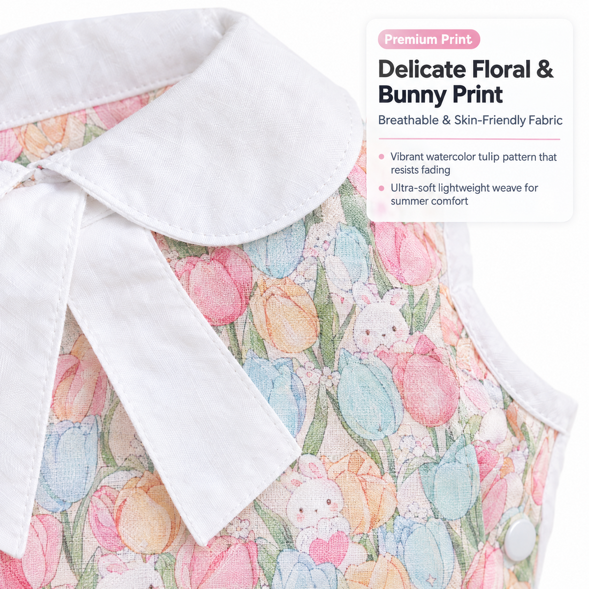 Cute Floral Dress for Small Dogs