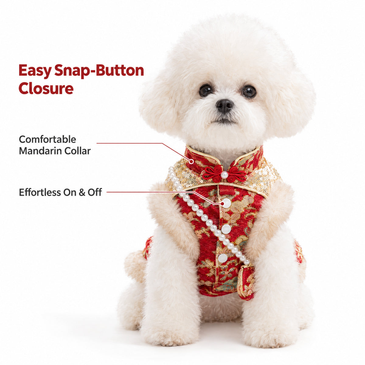 Chinese New Year Dog Vest