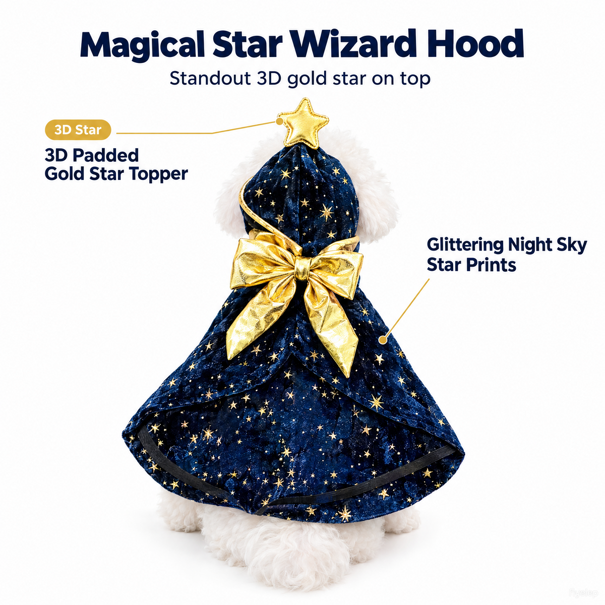 Wizard Halloween Costume for Small Dogs