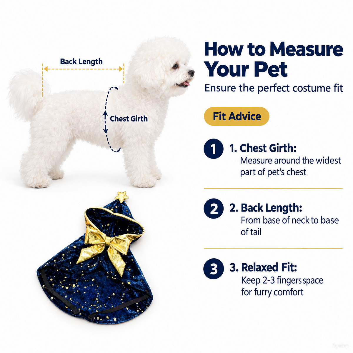 Wizard Halloween Costume for Small Dogs
