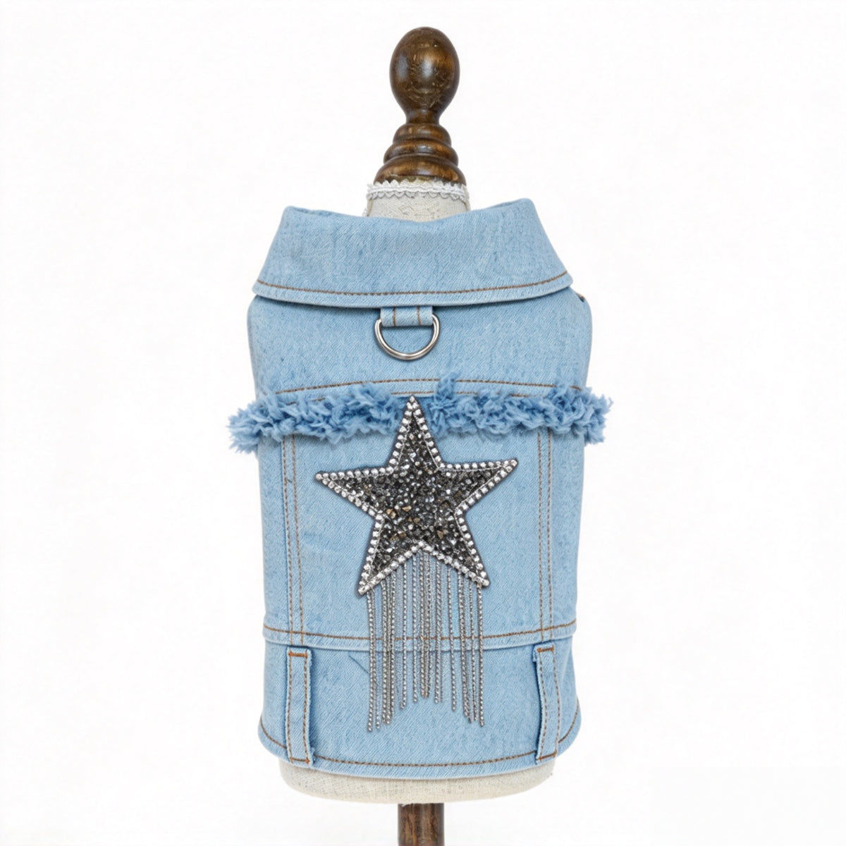 Classic Denim Outfit for Small Dogs
