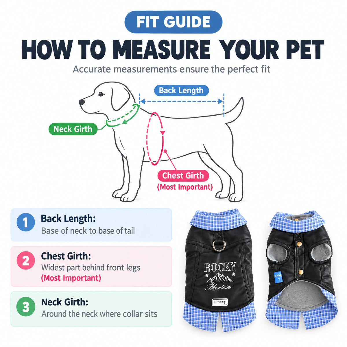 Plaid & Faux Leather Two-Piece Outfit for Small Dogs