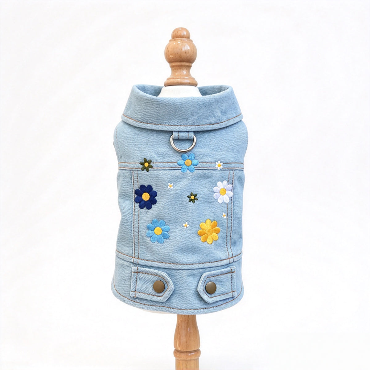 Classic Denim Outfit for Small Dogs
