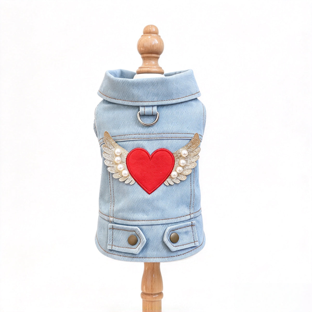 Classic Denim Outfit for Small Dogs